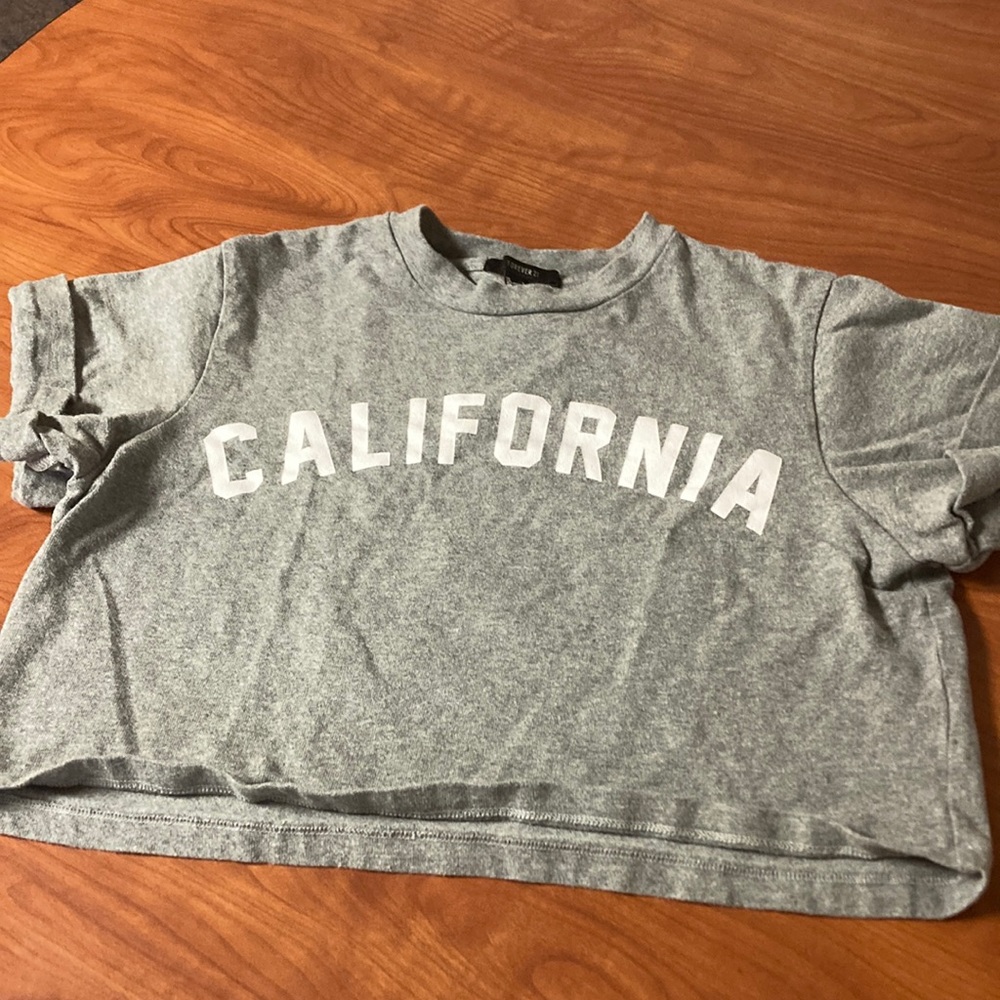 Forever 21 California Crop Top